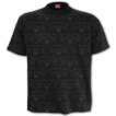 T-shirt homme noir  imprim cranes