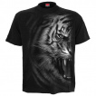 T-shirt homme noir à Tigre rugissant