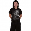 T-shirt homme noir  Tigre rugissant