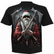 T-shirt homme Père Noel Viking à haches et bouclier