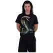 T-shirt homme  serpent cobra sur fond tribal