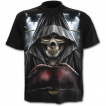 T-shirt homme squelette avec médaille et gants de boxe
