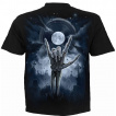 T-shirt homme à squelette guitariste dans un cimetière