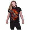 T-shirt homme à squelette soufflé par une explosion atomique