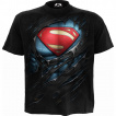 T-shirt homme SUPERMAN aspect déchiré (licence officielle)