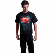 T-shirt homme SUPERMAN aspect déchiré (licence officielle)