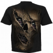 T-shirt homme  tte de mort style pouvantail