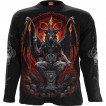 T-shirt manches longues homme BAPHOMET sur son trone