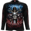 T-shirt manches longues homme à biker squelette
