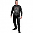 T-shirt manches longues homme à démon utilisant une planche Ouija