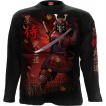 T-shirt manches longues homme  dragon asiatique et Samoura