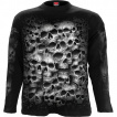 T-shirt manches longues homme  mur de crane TWISTED SKULLS