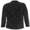 T-shirt manches longues homme noir à imprimé cranes