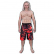 Short de bain homme gothique à dragon crachant des flammes