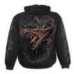Sweat capuche enfant à dragon déchirant le vêtement