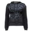Sweat capuche femme lacéré à ronde de nuit des chauves-souris