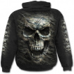 Sweat-capuche homme à tête de mort camouflage