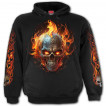 Sweat capuche homme  Ange de La Mort sur sa moto