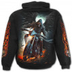 Sweat capuche homme  Ange de La Mort sur sa moto