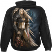 Sweat capuche homme à Ange guerrière style viking