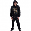 Sweat capuche homme à Ange guerrière style viking