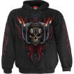 Sweat capuche homme à biker squelette