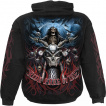 Sweat capuche homme à biker squelette
