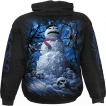 Sweat capuche homme à bonhomme de neige démoniaque