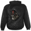 Sweat-capuche homme DARK DEATH avec La Mort aux yeux rouges