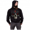 Sweat-capuche homme DARK DEATH avec La Mort aux yeux rouges