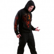 Sweat capuche homme à duel de Mage et Dragon infernal