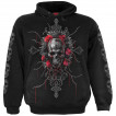 Sweat capuche homme à femme masquée style Catrina et crâne