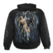 Sweat capuche homme gothique avec le diable emportant une femme