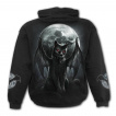 Sweat capuche homme gothique à chat vampire macabre