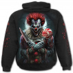 Sweat capuche homme gothique à clown sanguinaire
