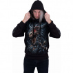 Sweat capuche homme gothique Le repre du dragon