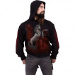 Sweat capuche homme gothique  Licorne infernale