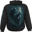 Sweat capuche homme  loups gardiens de la fort et lune