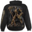 Sweat-capuche homme manches longues avec La Mort faon Steampunk