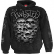 Sweat capuche homme  mur de crane TWISTED SKULLS