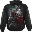 Sweat capuche homme Père Noel Viking à haches et bouclier