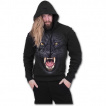 Sweat-capuche homme Premium Biker tribal  Panthre noire