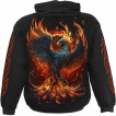 Sweat capuche homme REBORN à phénix renaissant
