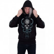 Sweat capuche homme à tête de Gorgone Médusa