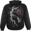 Sweat capuche homme à tigre taché de sang et éclair