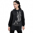Sweat femme coupe Oversized à ange sur pentagramme