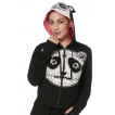 Sweat-shirt Femme goth-rock kawaii Jawbreaker à panda style crane de sucre