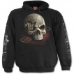 Sweat-shirt gothique enfant avec bandit Steam Punk et crane à rouages