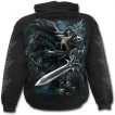 Sweat-shirt gothique homme avec cavalier de La Mort sur son cheval noir