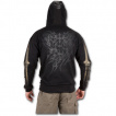 Sweat-shirt gothique homme avec dessin imitation dzipp sur squelette